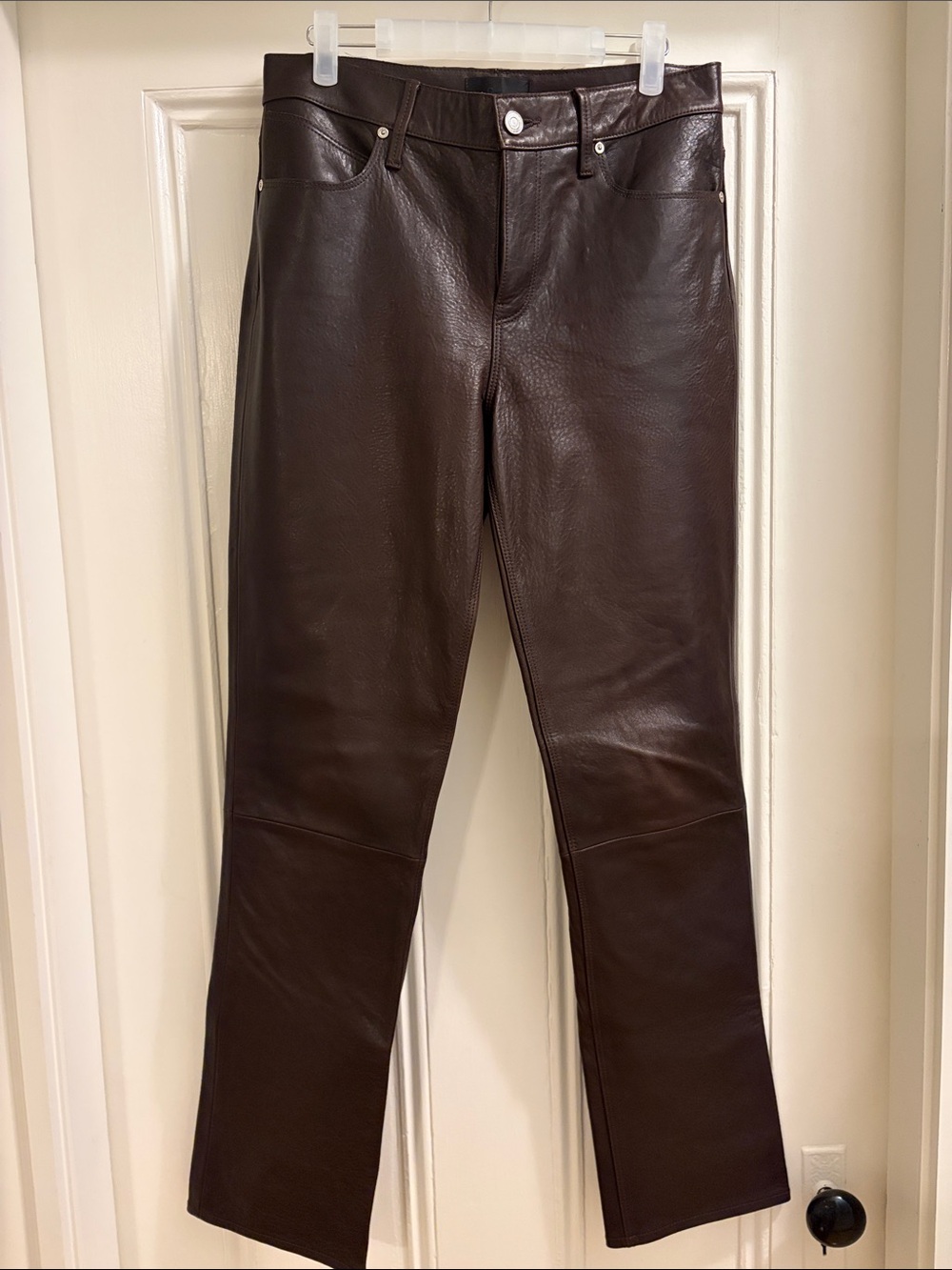RtA Dark Brown Leather pants